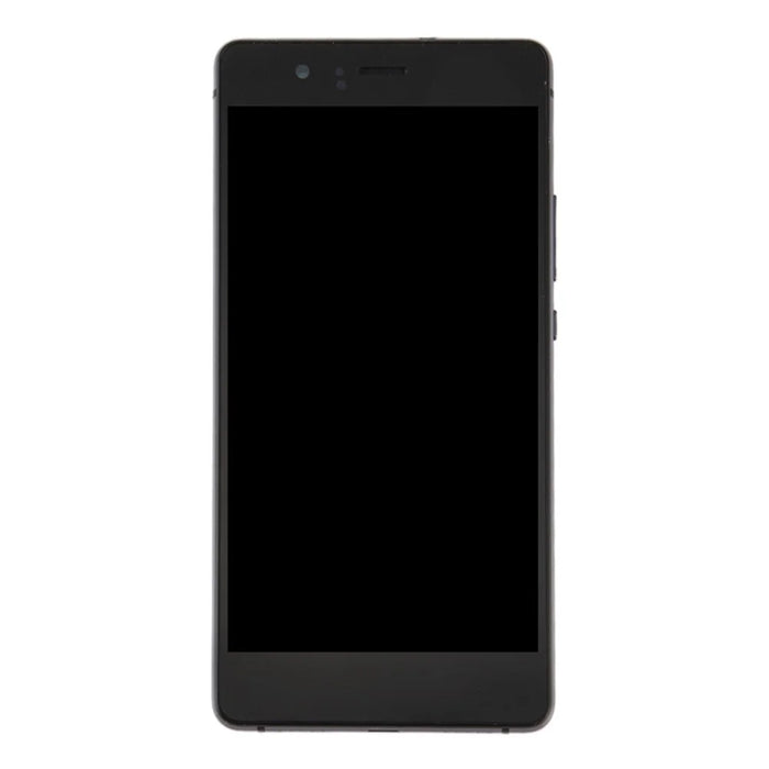 For Huawei P9 Lite (2016) Grade C LCD Screen and Digitizer Assembly + Frame (without Logo) - Black - 2