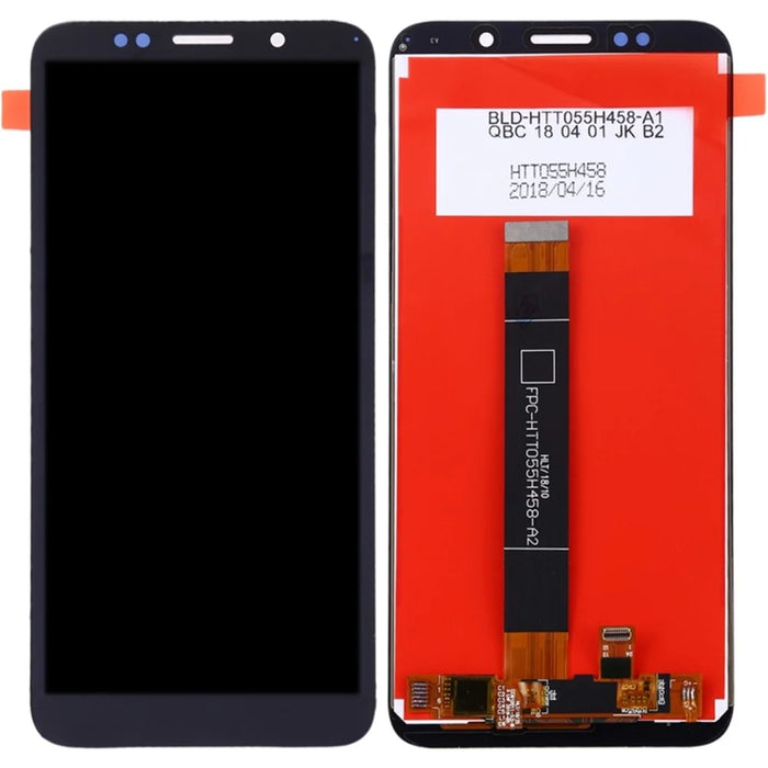 For Huawei Y5 (2018) / Y5 Prime (2018) Grade C LCD Screen and Digitizer Assembly Replacement Part (without Logo) - Black - 1
