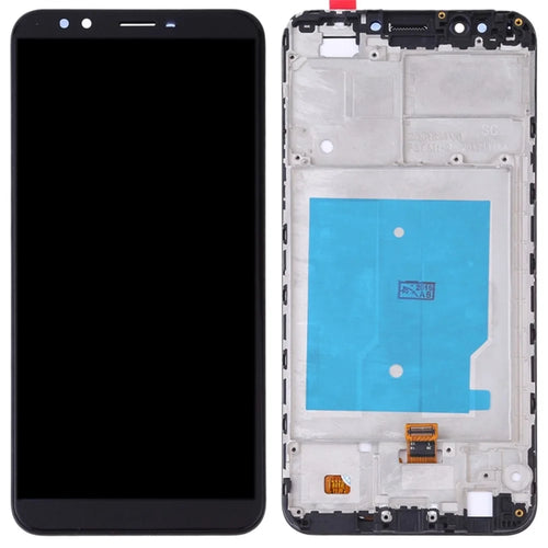 For Huawei Y7 (2018) / Y7 Prime (2018) / Y7 Pro (2018) Grade C LCD Screen and Digitizer Assembly + Frame (without Logo) - Black - 1