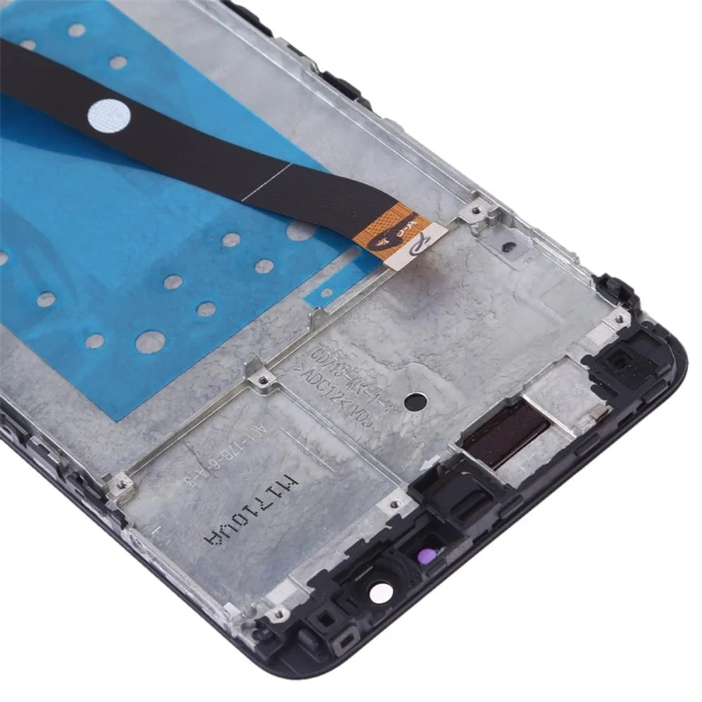 For Huawei Honor 7X Grade C LCD Screen and Digitizer Assembly + Frame Replacement Part (without Logo) - Black - 4