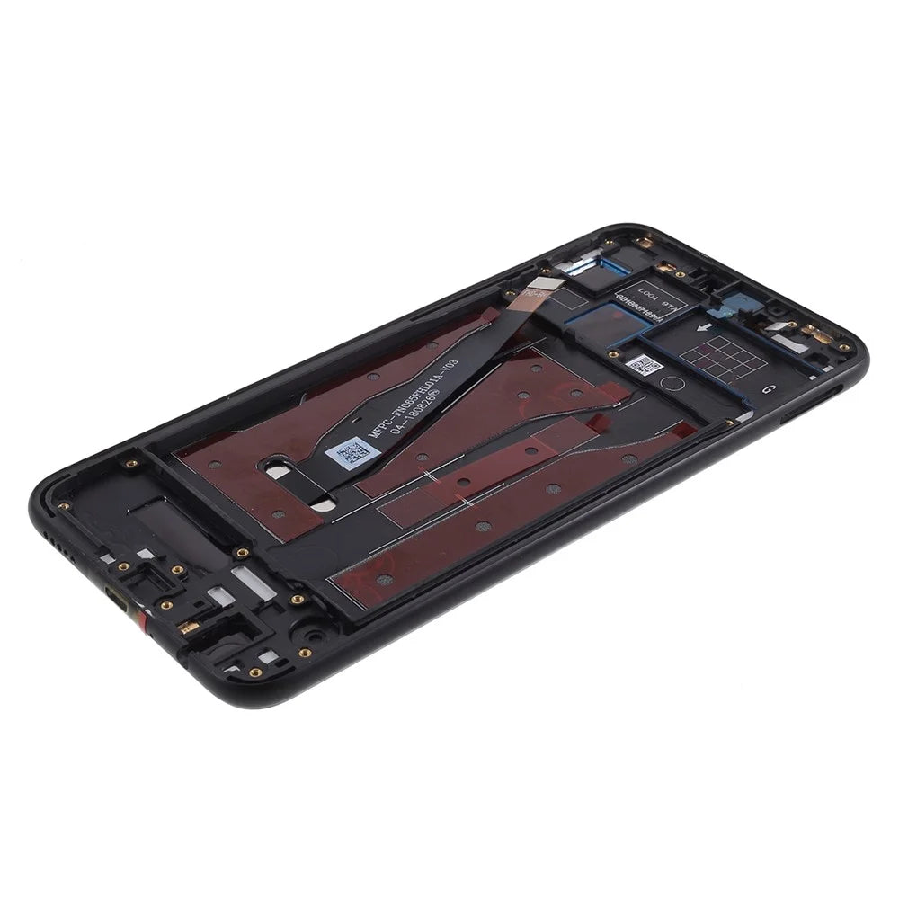 For Huawei Honor 8X Grade C LCD Screen and Digitizer Assembly + Frame Replacement Part (COG Technology) (without Logo) - Black - 6