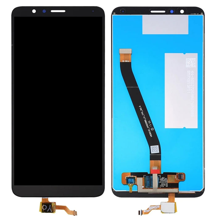 For Huawei Honor 7X Grade C LCD Screen and Digitizer Assembly Replacement Part (without Logo) - Black - 1