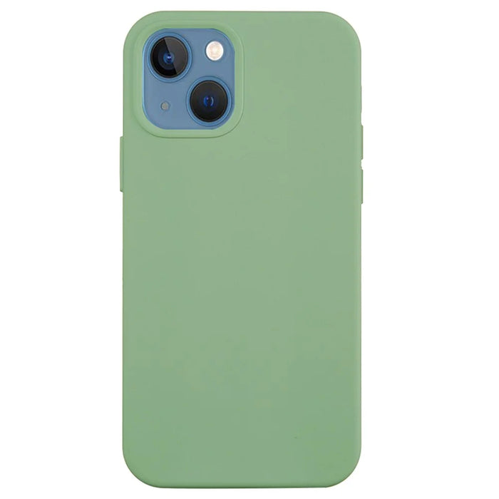 For iPhone 14 Plus 6.7 inch Shockproof Back Cover Wear-resistant Drop Protection Phone Case - Mint Green - 1