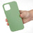 For iPhone 14 Plus 6.7 inch Shockproof Back Cover Wear-resistant Drop Protection Phone Case - Mint Green - 3
