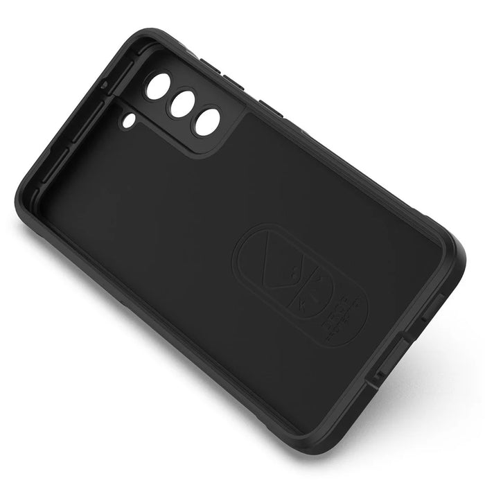 For Samsung Galaxy S21 FE 5G Rugged Design Phone Case Precise Cutout Scratch-resistant TPU Back Cover - Black - 2