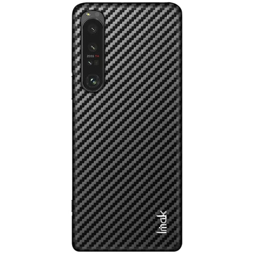 IMAK Ruiyi Series for Sony Xperia 1 IV 5G Carbon Fiber Texture Anti-fingerprint PC Hard Case Back Cover - 2