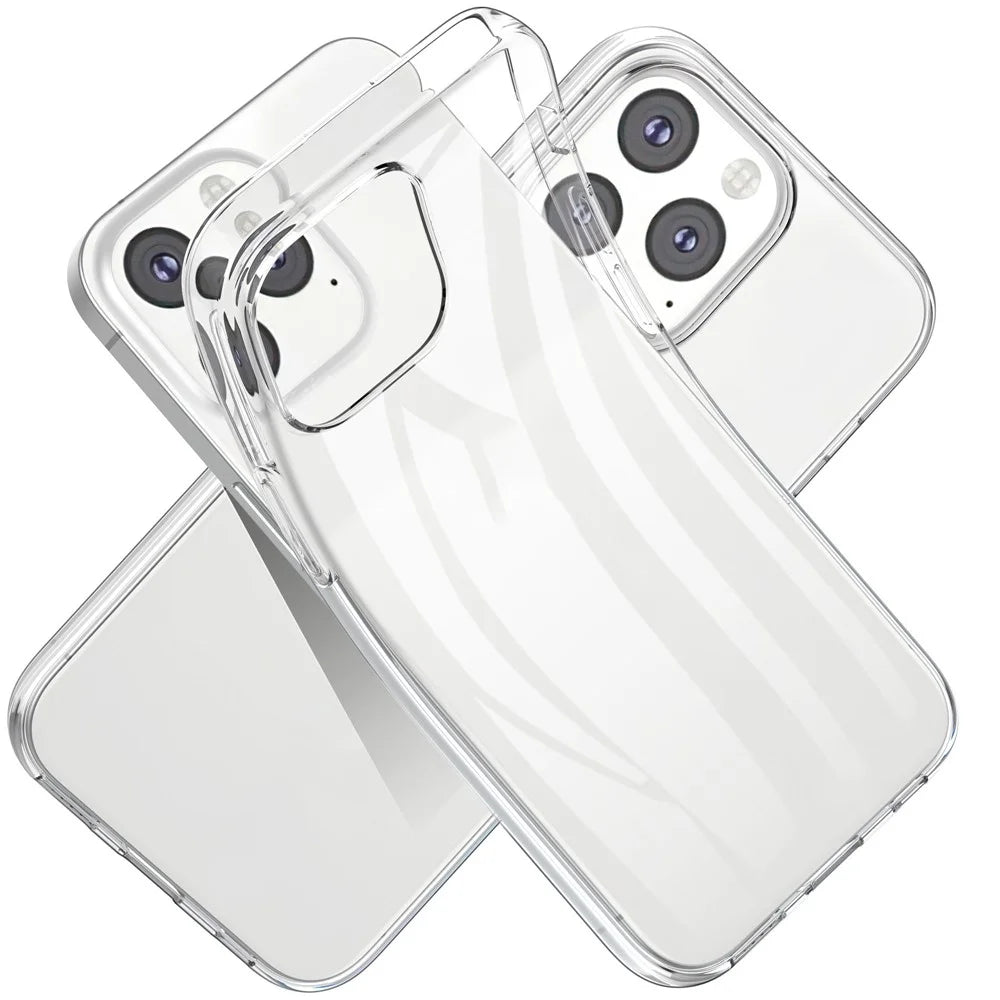 Transparent Phone Case for iPhone 14 6.1 inch, Fingerprint-free Anti-scratch Soft TPU Cover - 7