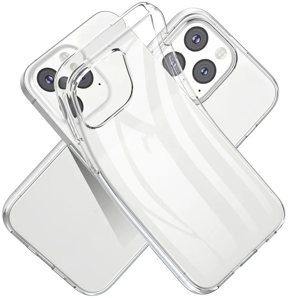Anti-fingerprint Phone Case for iPhone 14 Plus 6.7 inch, Crystal Clear Soft TPU Drop-proof Protective Cover - 7