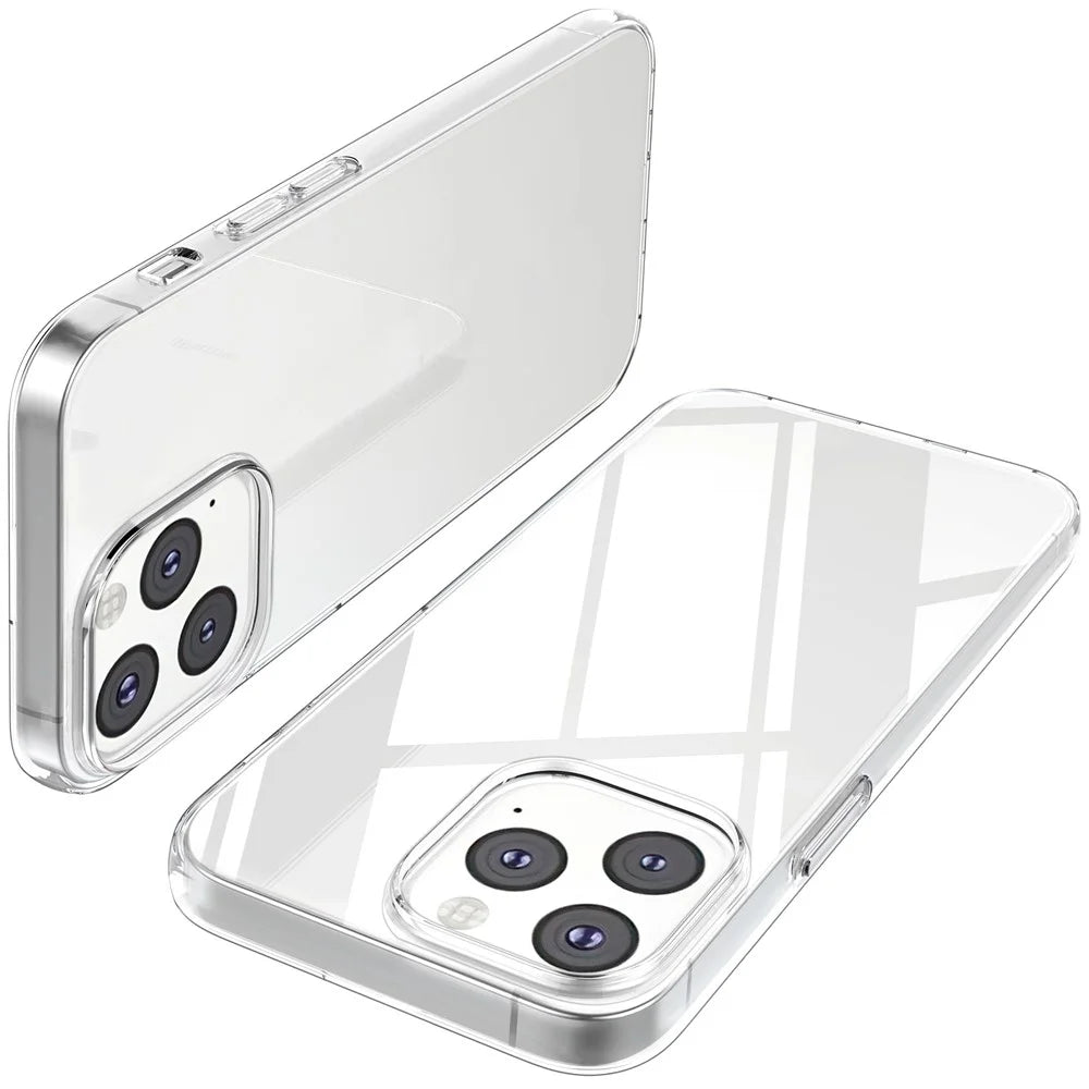 Fingerprint-free TPU Case for iPhone 14 Pro Max 6.7 inch, Anti-scratch Anti-drop Transparent Phone Cover - 6