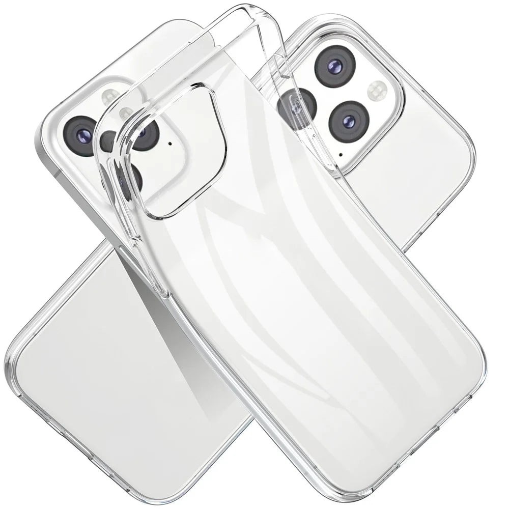 Fingerprint-free TPU Case for iPhone 14 Pro Max 6.7 inch, Anti-scratch Anti-drop Transparent Phone Cover - 7