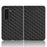 For Microsoft Surface Duo 2 PU Leather Coated PC Cover Rhombus Imprinted Anti-scratch Protective Phone Case - Black - 2