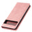 Textured PU Leather Case for Google Pixel 7 5G, Stand Wallet Design Auto Closing Magnetic Phone Cover - Rose Gold - 6