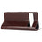 For Google Pixel 7 Pro Genuine Leather Flip Cover Crazy Horse Texture Wallet Stand Magnetic Absorption Anti-scratch Phone Cover - Dark Brown - 3