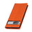 For Google Pixel 7 5G Full Protection Litchi Texture Genuine Leather Phone Case Stand Drop-proof Flip Wallet Cover with Wrist Strap - Orange - 7