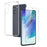 NORTHJO For Samsung Galaxy S21 FE 5G Flexible TPU Protective Phone Case with Tempered Glass Screen Protector - 1