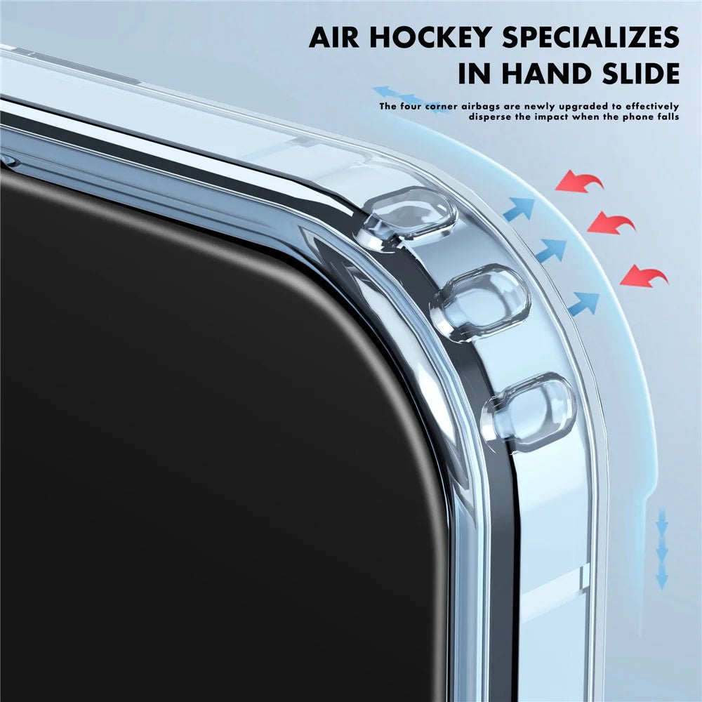 IPAKY for iPhone 14 Pro Max 6.7 inch Transparent Hard PC Phone Back Cover Fingerprint-free Mobile Phone Protective Case - 2