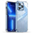 IPAKY Clear Phone Case For iPhone 14 Pro 6.1 inch Shockproof Back Cover Anti-wear Hard PC TPU Frame Protective Shell - 1