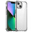 IPAKY For iPhone 14 6.1 inch Ultra Slim Transparent Phone Case Drop-proof Hard PC TPU Frame Back Cover Protective Shell - 1
