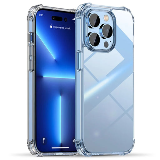 IPAKY For iPhone 14 Pro Max 6.7 inch Ultra Slim Drop-proof Phone Case Anti-scratch Hard PC TPU Frame Back Cover - 1