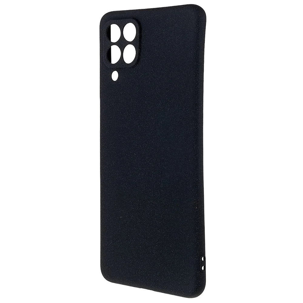 For Samsung Galaxy M53 5G Ultra Thin Anti-fall TPU Phone Case Anti-scratch Back Cover Double-Sided Matte Phone Shell - Black - 3