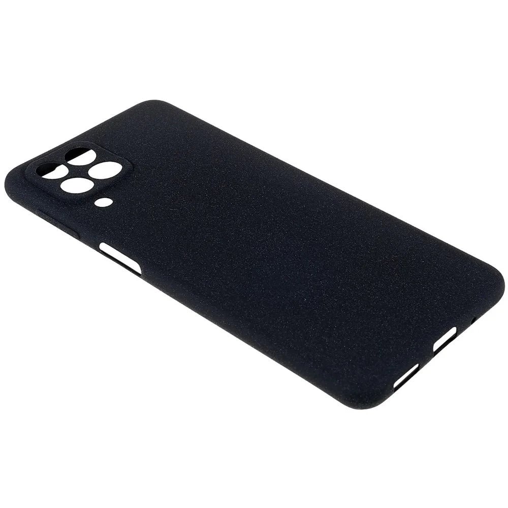 For Samsung Galaxy M53 5G Ultra Thin Anti-fall TPU Phone Case Anti-scratch Back Cover Double-Sided Matte Phone Shell - Black - 5