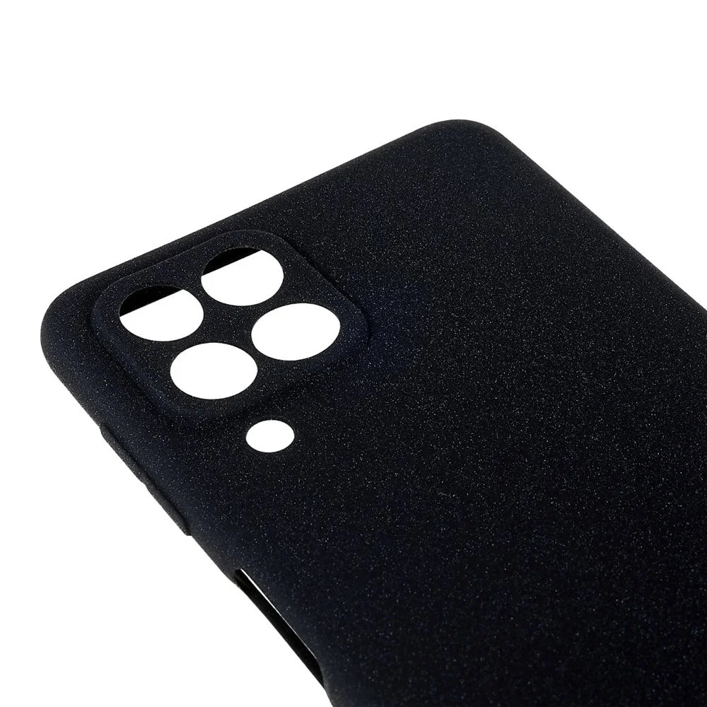 For Samsung Galaxy M53 5G Ultra Thin Anti-fall TPU Phone Case Anti-scratch Back Cover Double-Sided Matte Phone Shell - Black - 7