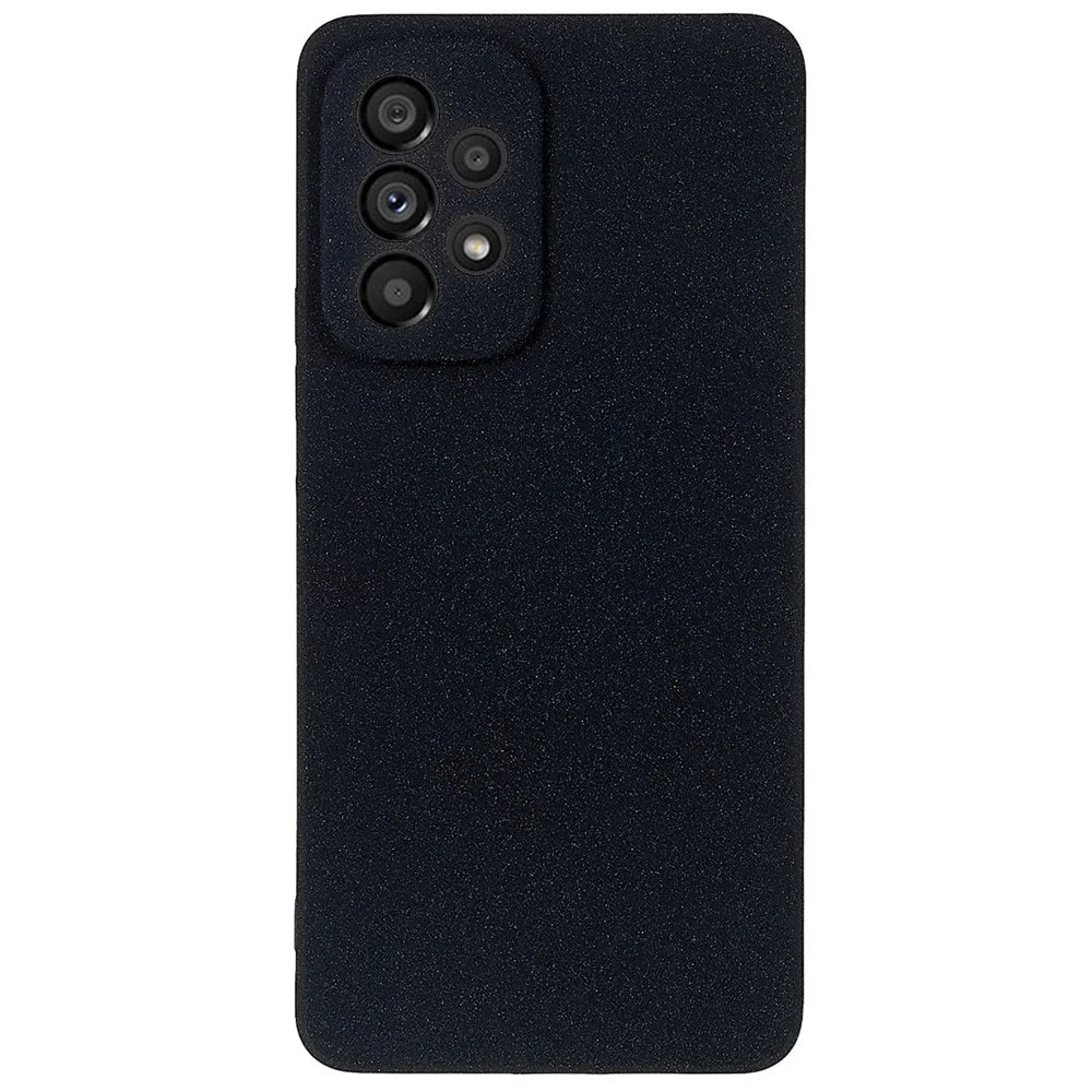 For Samsung Galaxy A53 5G Ultra Thin TPU Phone Case Drop-proof Back Cover Double-Sided Matte Phone Shell - Black - 1
