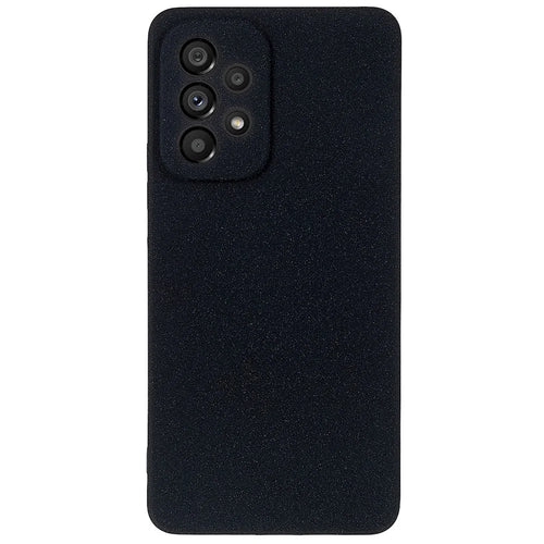 For Samsung Galaxy A53 5G Ultra Thin TPU Phone Case Drop-proof Back Cover Double-Sided Matte Phone Shell - Black - 1