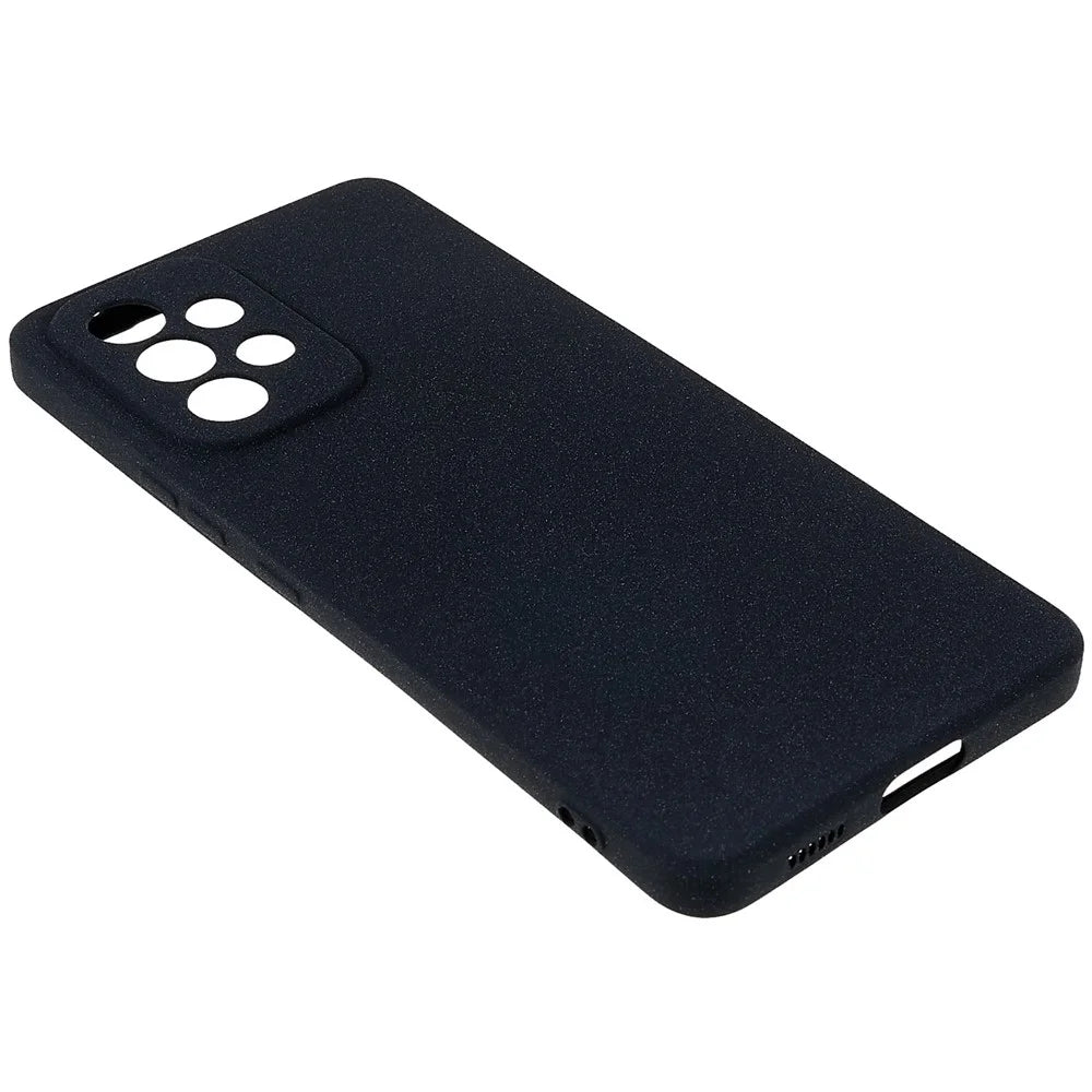 For Samsung Galaxy A53 5G Ultra Thin TPU Phone Case Drop-proof Back Cover Double-Sided Matte Phone Shell - Black - 5
