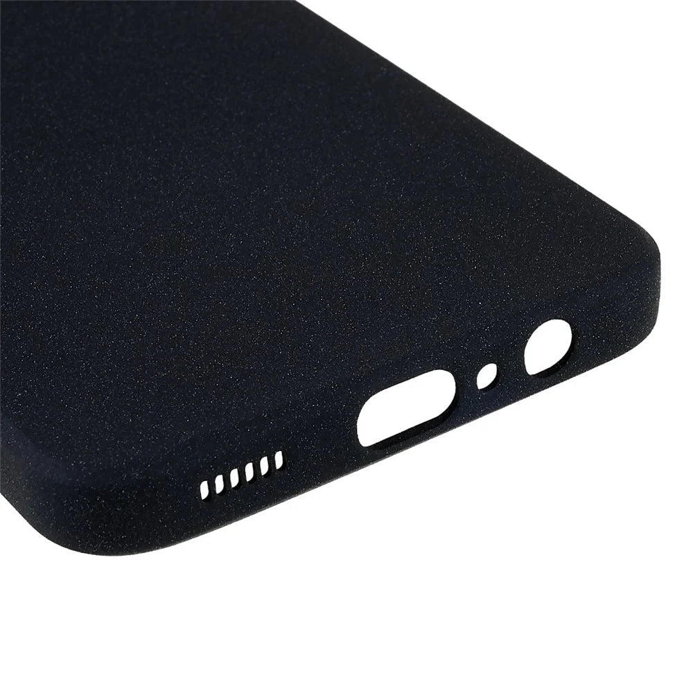 For Samsung Galaxy A13 5G / A04s 4G (164.7mm) Soft TPU Phone Case Drop-proof Back Cover Anti-wear Double-Sided Matte Phone Shell - Black - 6