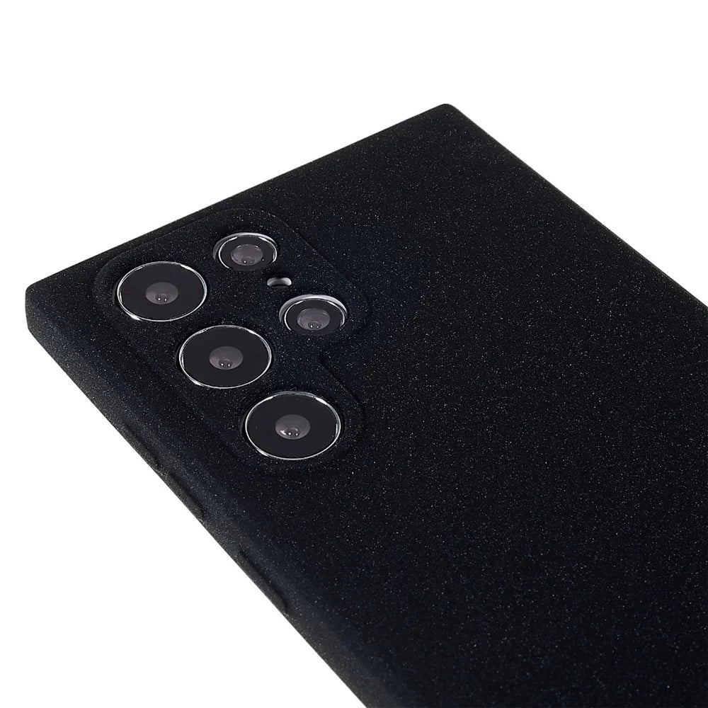 For Samsung Galaxy S22 Ultra 5G Anti-scratch Double-Sided Matte TPU Phone Case Drop-proof Back Cover Protective Shell - Black - 7