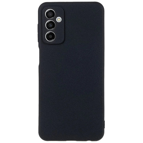For Samsung Galaxy M23 5G / F23 5G Soft TPU Phone Case Double-Sided Matte Shockproof Back Cover - Black - 1