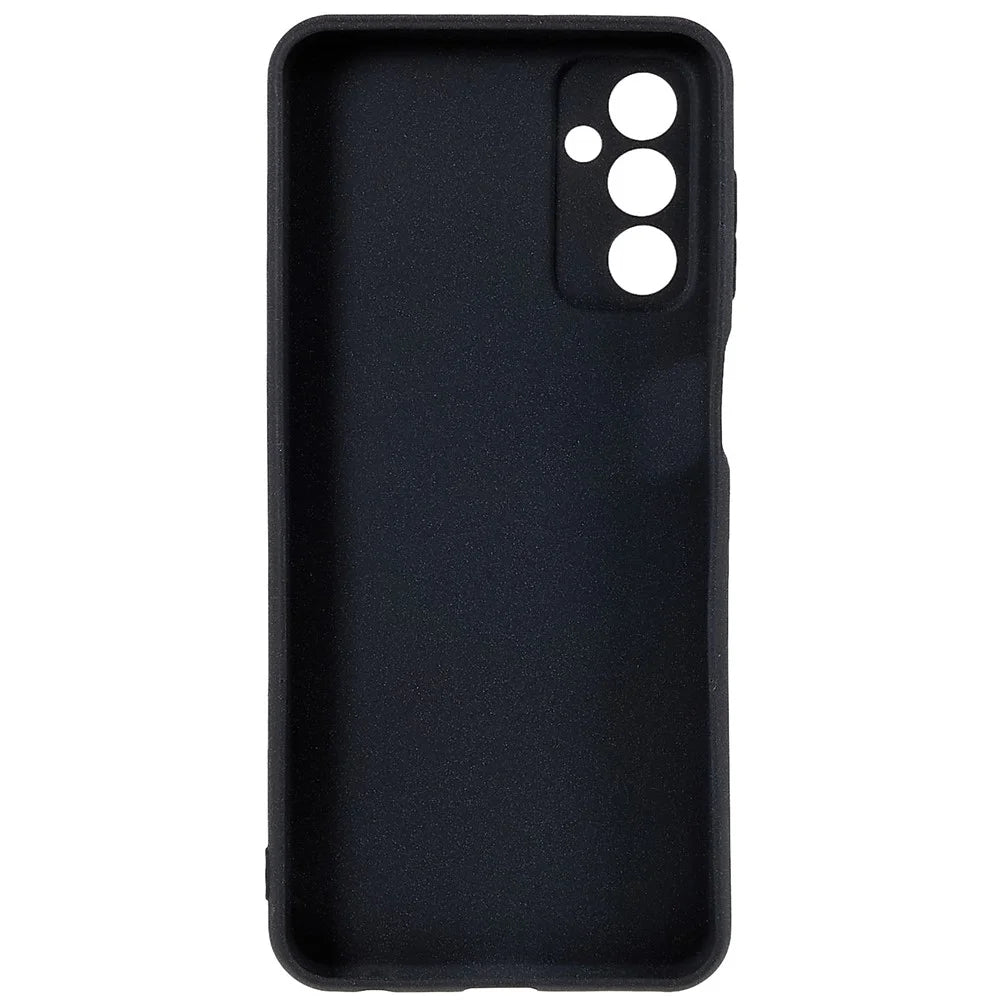 For Samsung Galaxy M23 5G / F23 5G Soft TPU Phone Case Double-Sided Matte Shockproof Back Cover - Black - 4