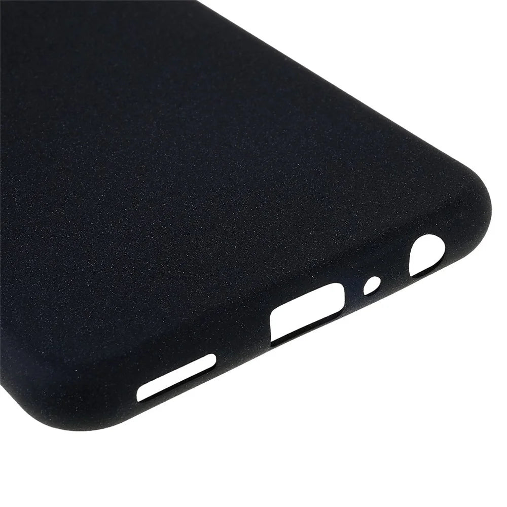 For Samsung Galaxy M23 5G / F23 5G Soft TPU Phone Case Double-Sided Matte Shockproof Back Cover - Black - 6
