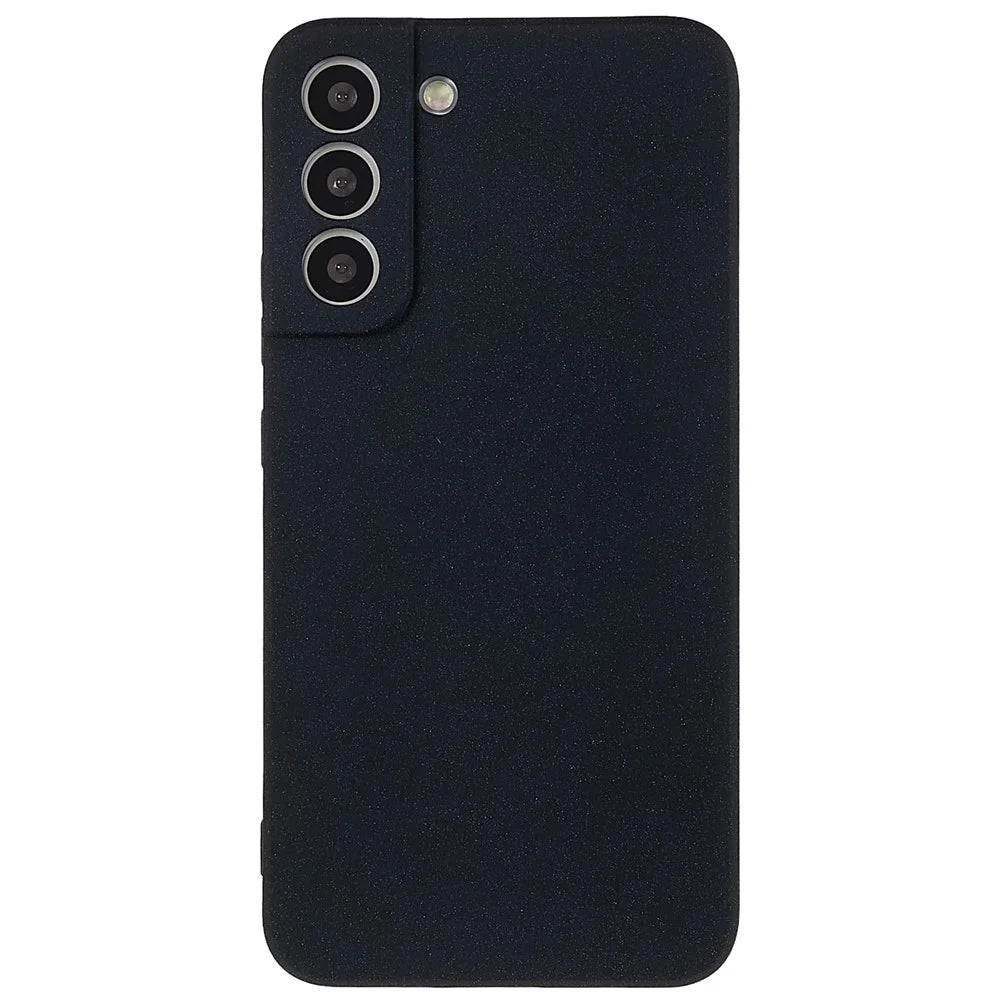 For Samsung Galaxy S22+ 5G Lightweight Anti-fall Soft TPU Phone Case Shockproof Double-Sided Matte Phone Shell - Black - 2