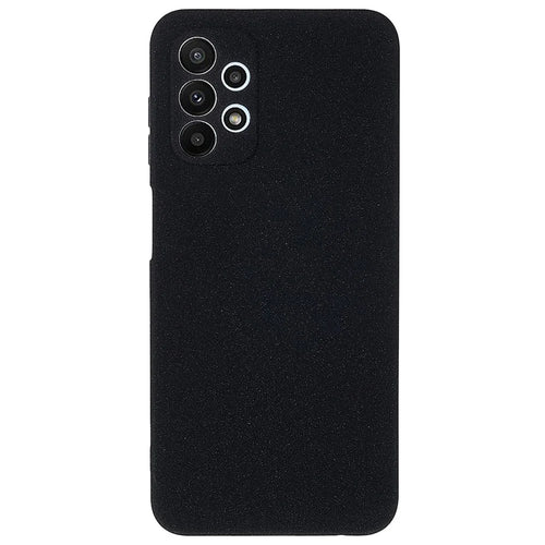 Anti-dust Double-Sided Matte Phone Case for Samsung Galaxy A13 4G, Flexible TPU Phone Back Cover Protective Shell - Black - 1