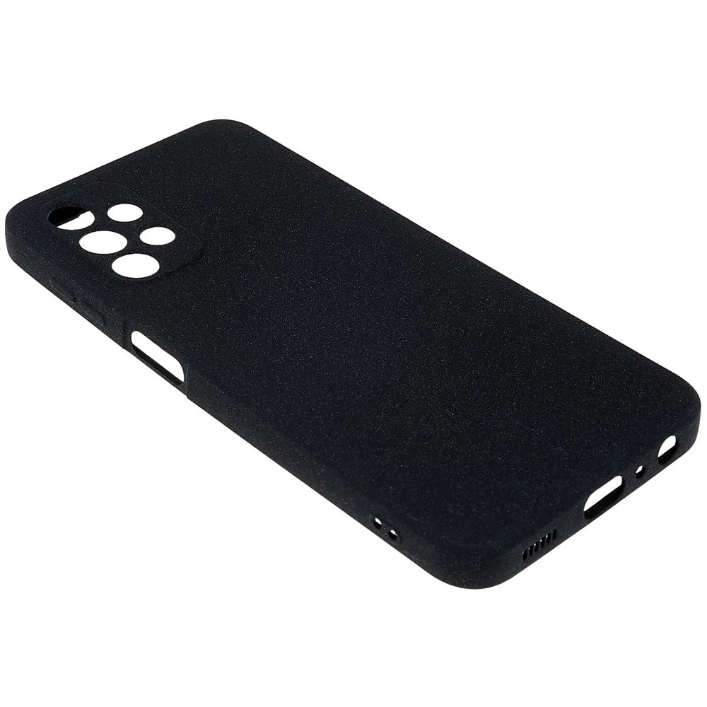 Anti-dust Double-Sided Matte Phone Case for Samsung Galaxy A13 4G, Flexible TPU Phone Back Cover Protective Shell - Black - 5