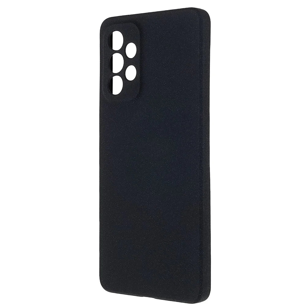For Samsung Galaxy A33 5G Double-Sided Matte Anti-wear TPU Case Drop-proof Phone Back Cover - Black - 3