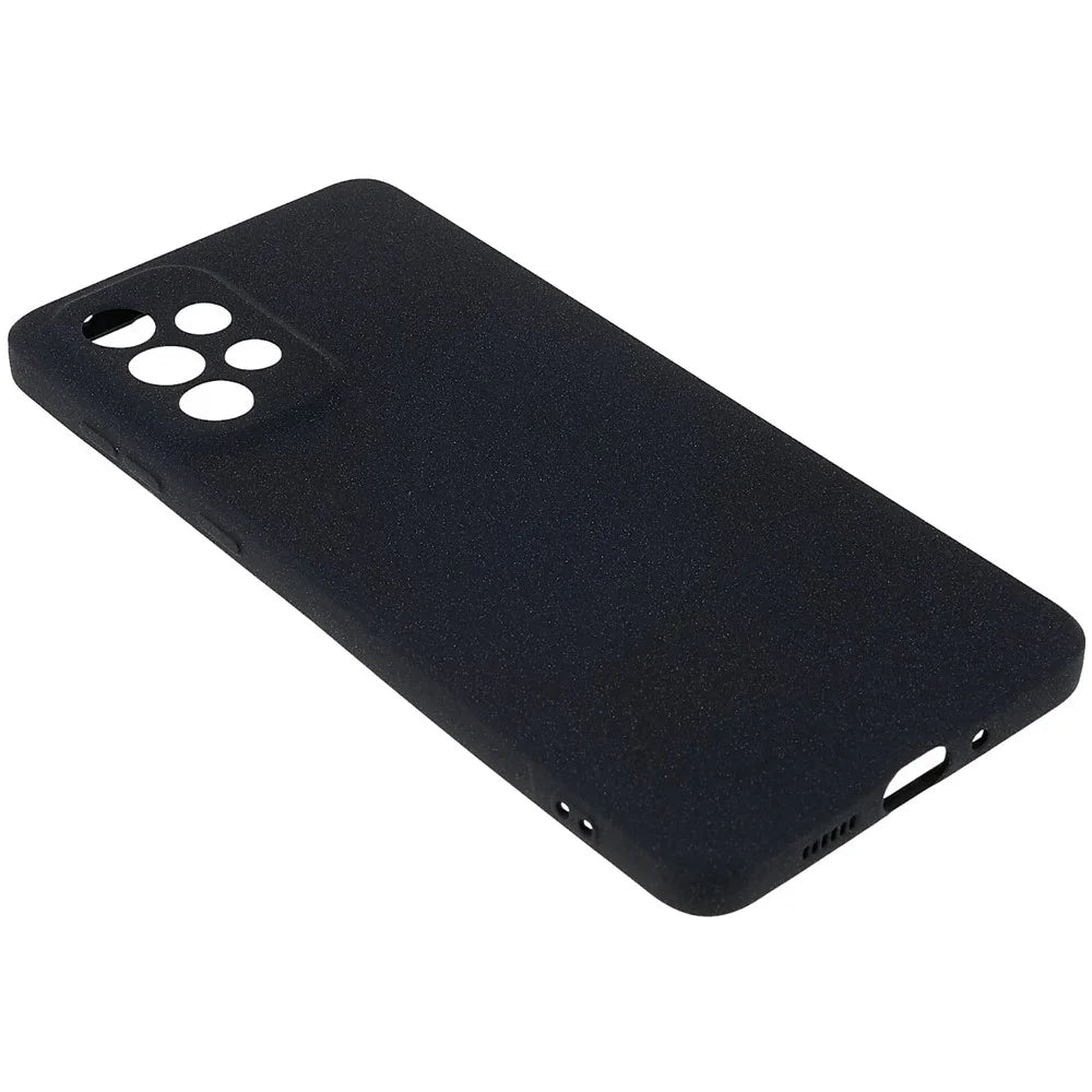 For Samsung Galaxy A33 5G Double-Sided Matte Anti-wear TPU Case Drop-proof Phone Back Cover - Black - 5