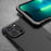 For iPhone 13 Pro 6.1 inch 3-Piece Design PC + Metal Edge Phone Protection Case Anti-scratch Anti-drop Cover - Black / Blue - 4