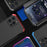 For iPhone 13 Pro 6.1 inch 3-Piece Design PC + Metal Edge Phone Protection Case Anti-scratch Anti-drop Cover - Black / Blue - 6