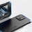 For iPhone 13 Pro Max 6.7 inch PC + Metal Edge 3-Piece Design Protective Case Drop-proof Phone Back Cover - Blue / Blue - 4