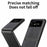 For Samsung Galaxy Z Flip4 5G Anti-Drop Phone Case Litchi Texture PU Leather Coated PC Protective Back Cover - Black - 4