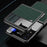 For Samsung Galaxy Z Flip4 5G Anti-scratch Cross Texture Phone Case Rubberized PU Leather Coated PC Back Cover Protective Shell - Green - 7