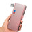For Samsung Galaxy A13 4G Makeup Mirror PU Leather Case Card Holder Slot Magnetic Closure Flip Cover - Rose Gold - 6