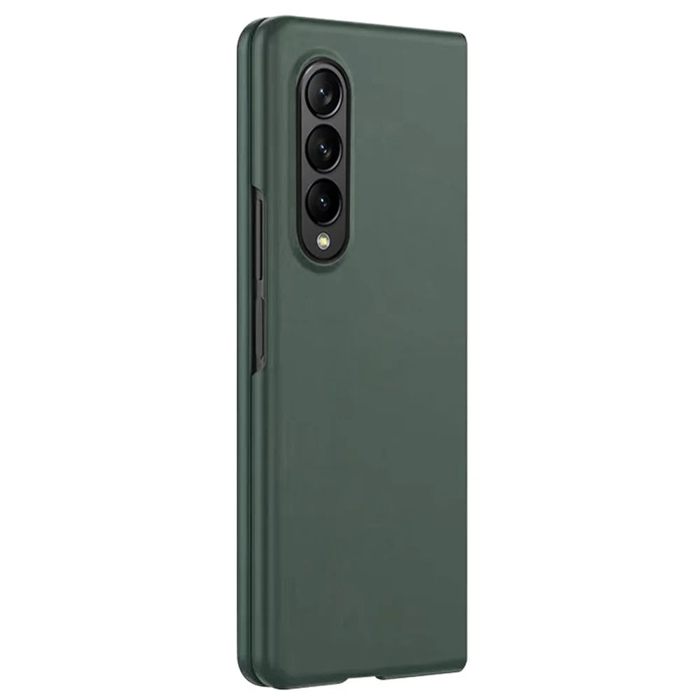 For Samsung Galaxy Z Fold4 5G Rubberized Hard PC Case Drop Resistant Non-Slip Protective Cover - Green - 2