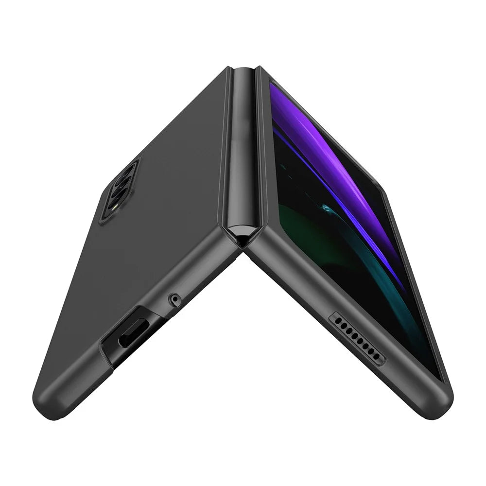 For Samsung Galaxy Z Fold4 5G Rubberized Hard PC Case Drop Resistant Non-Slip Protective Cover - Green - 7