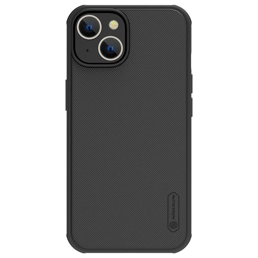 NILLKIN Super Frosted Shield Pro Phone Cover for iPhone 14 Plus 6.7 inch, PC + TPU Anti-fingerprint Matte Protective Case - Black - 1