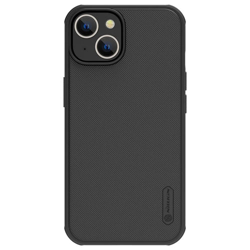 NILLKIN Super Frosted Shield Pro Phone Cover for iPhone 14 Plus 6.7 inch, PC + TPU Anti-fingerprint Matte Protective Case - Black - 1