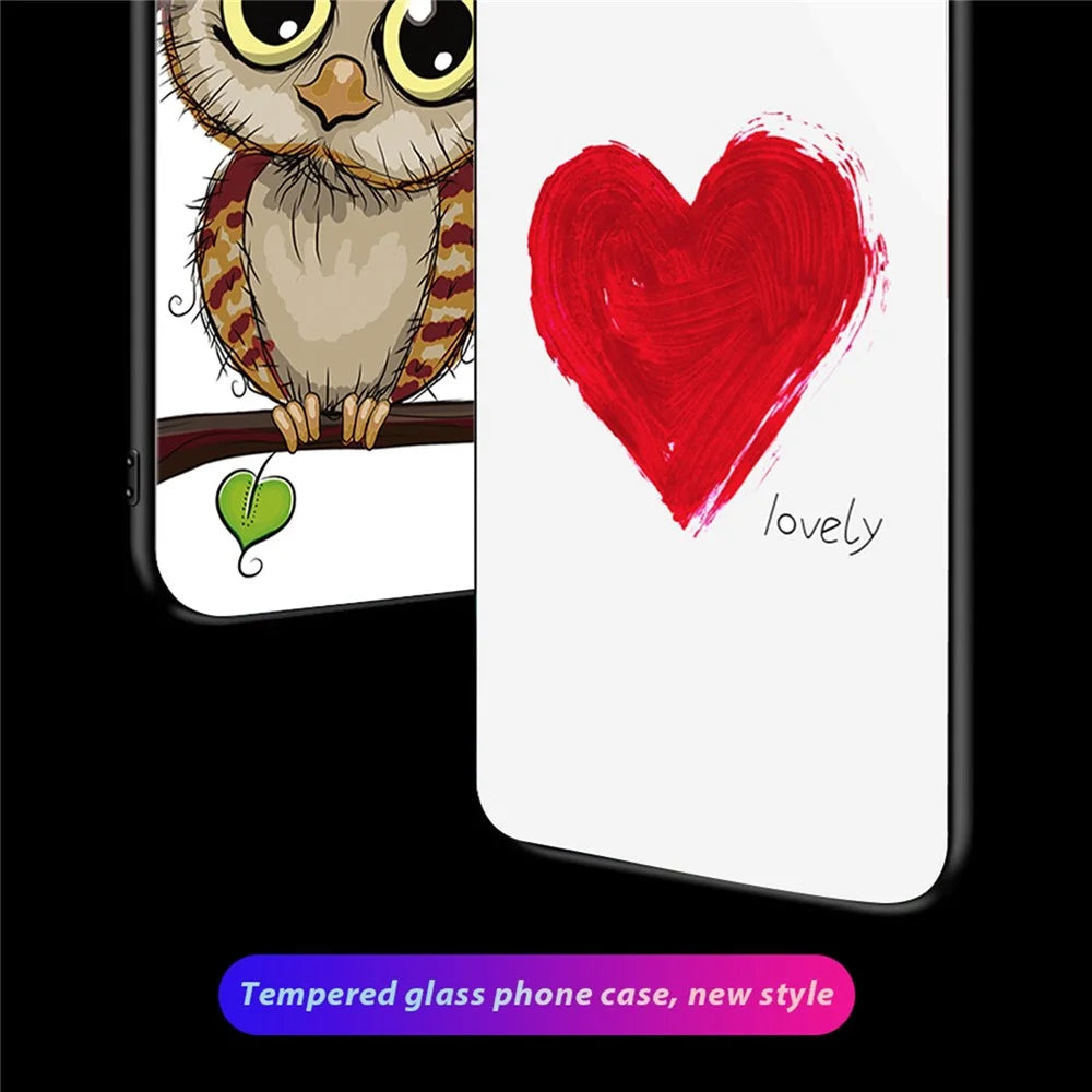 For iPhone 14 6.1 inch Shock Absorption Pattern Printing Tempered Glass Phone Case Hard PC+Soft TPU Cellphone Cover - The Milky Way - 3